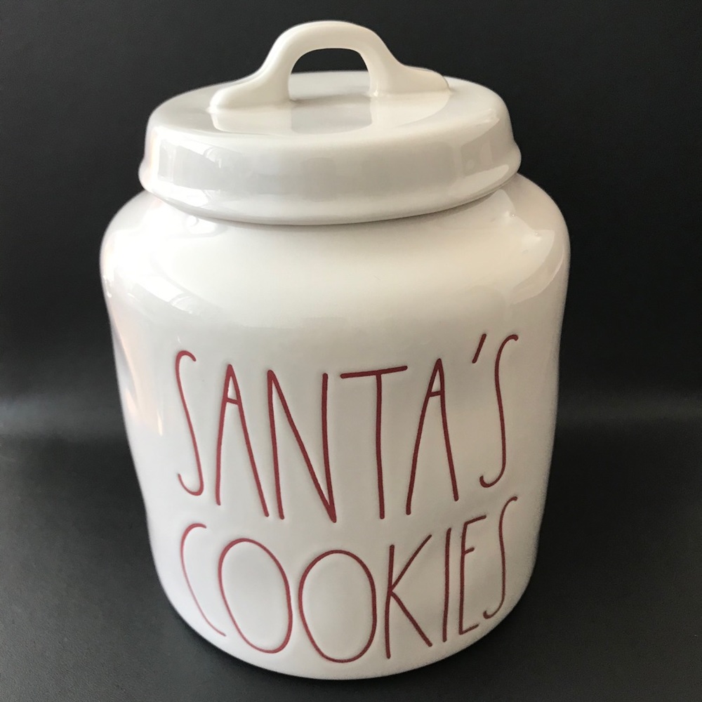 Rae Dunn Santa’s Cookies Canister